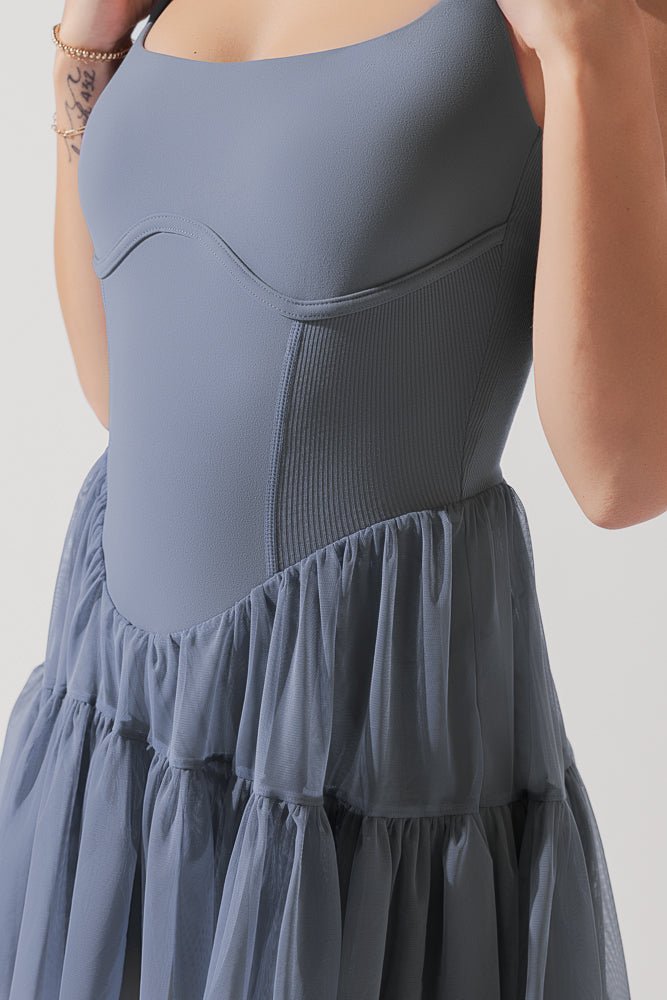 POPFLEX® Corset Pirouette Dress - Blue Mist