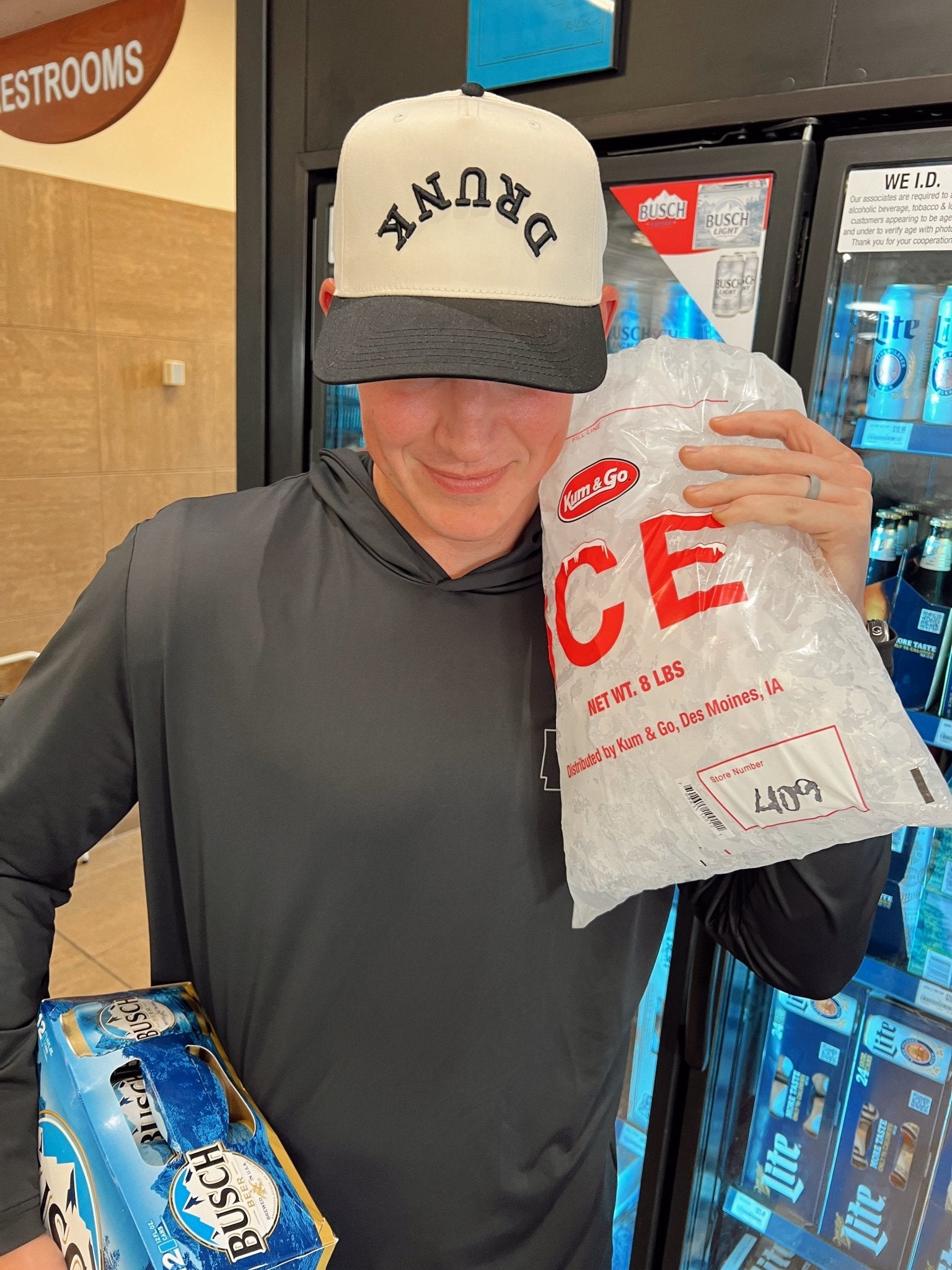 KenzKustomz DRUNK Vintage Trucker Hat