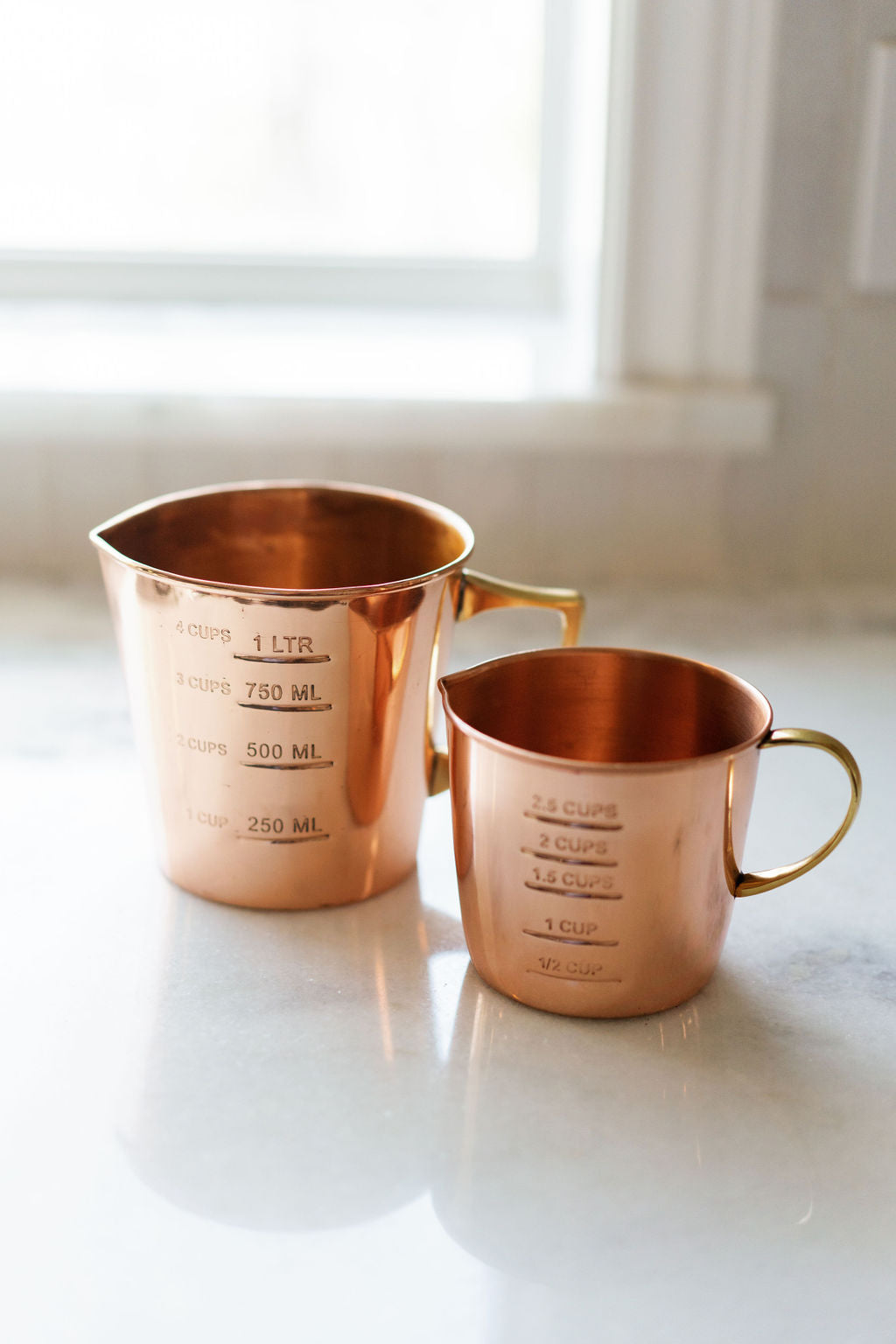 Copper Liquid Measuring Cup