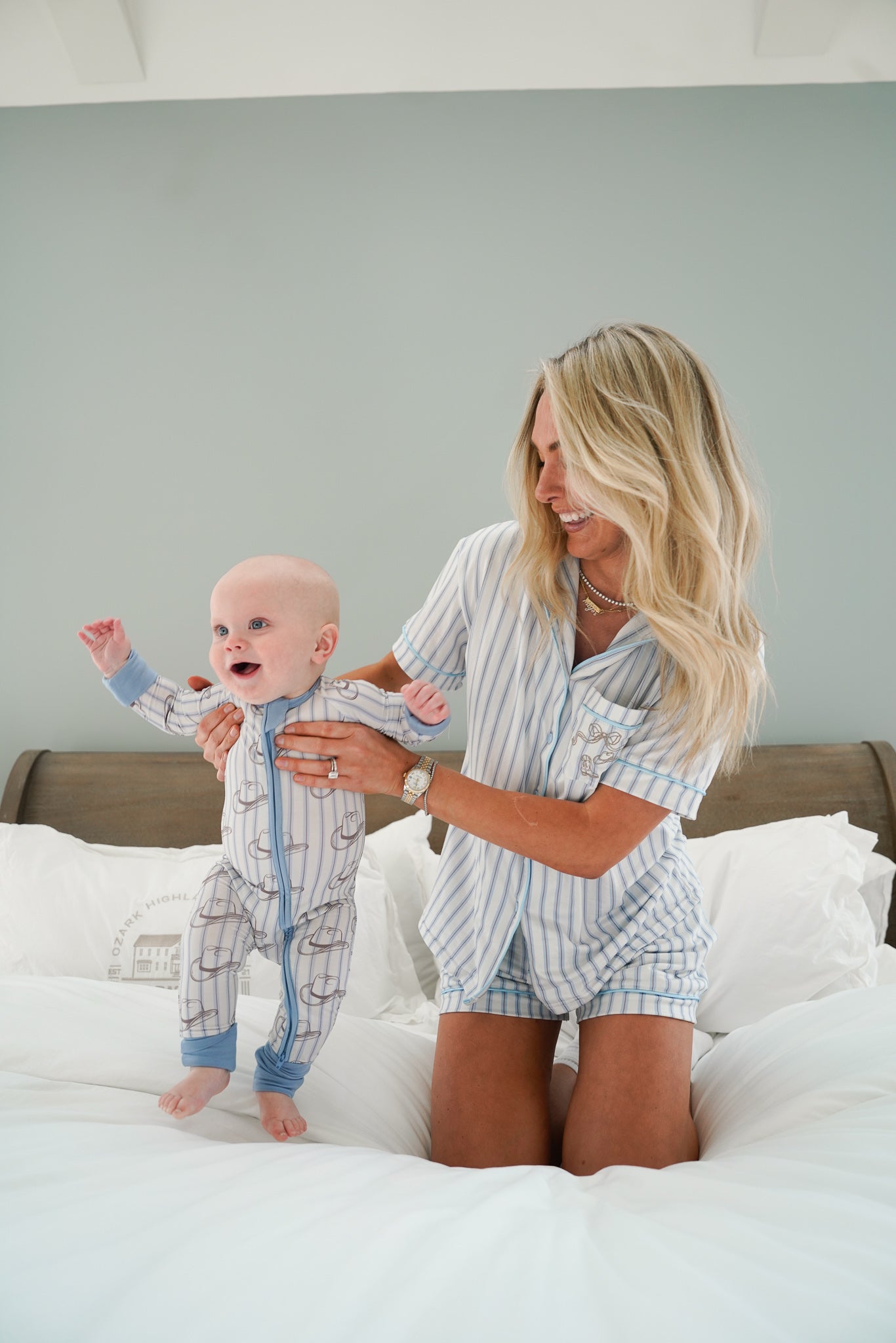 Western Blues Striped - Bamboo Sleeper