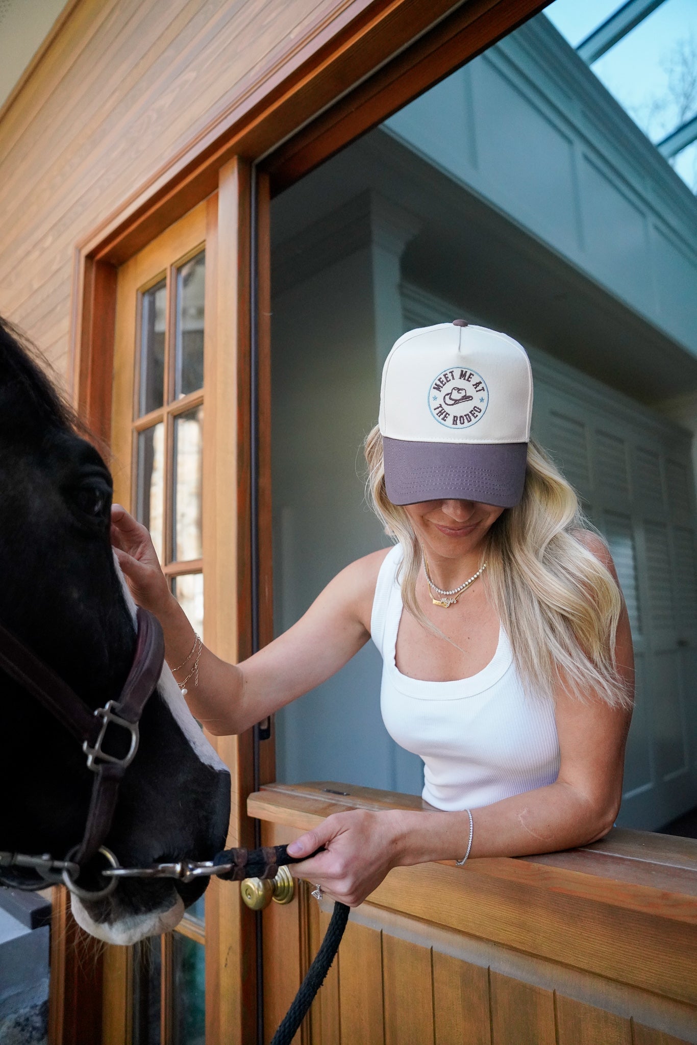 KenzKustomz Meet me at the Rodeo - Brown Vintage Trucker Hat