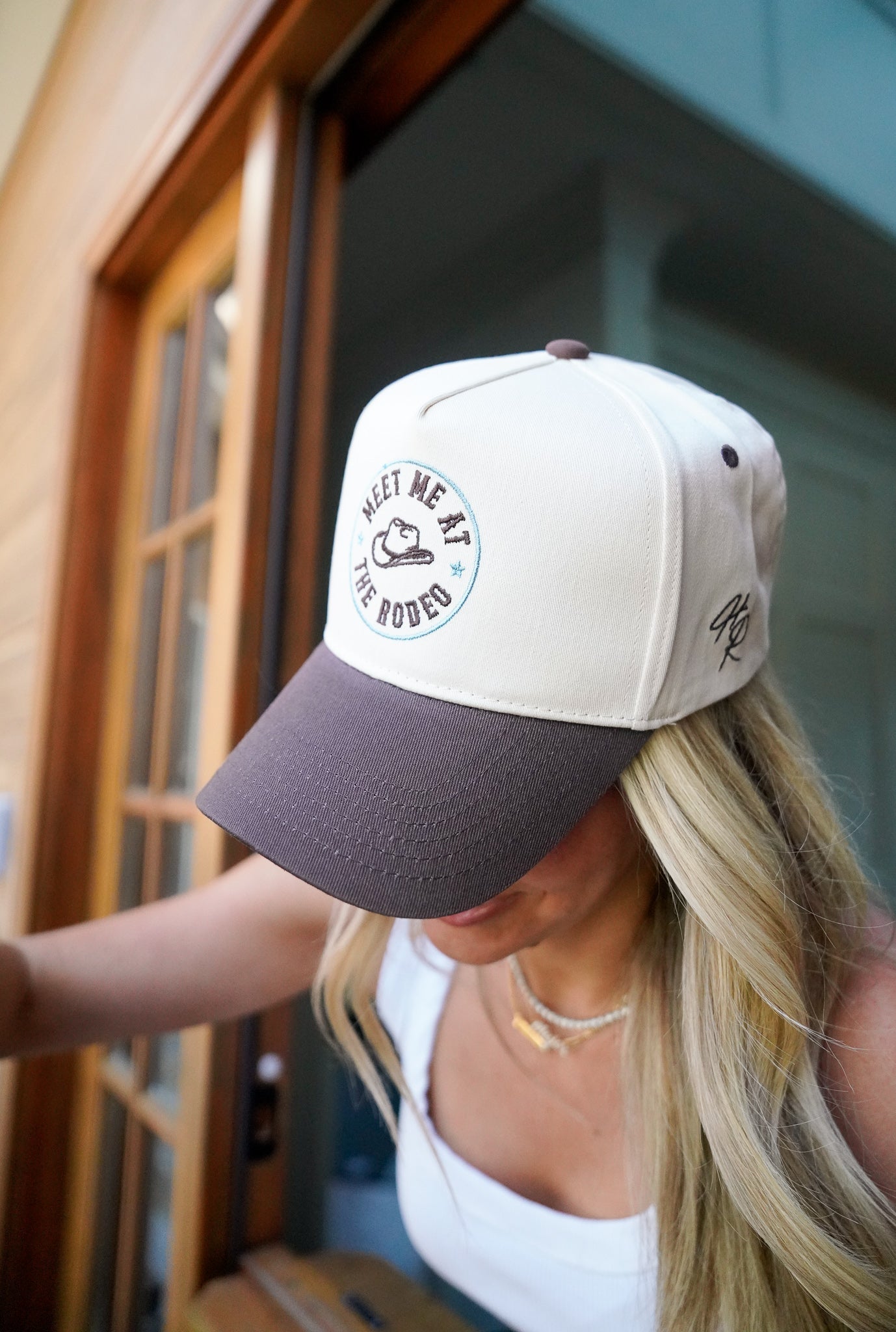 KenzKustomz Meet me at the Rodeo - Brown Vintage Trucker Hat