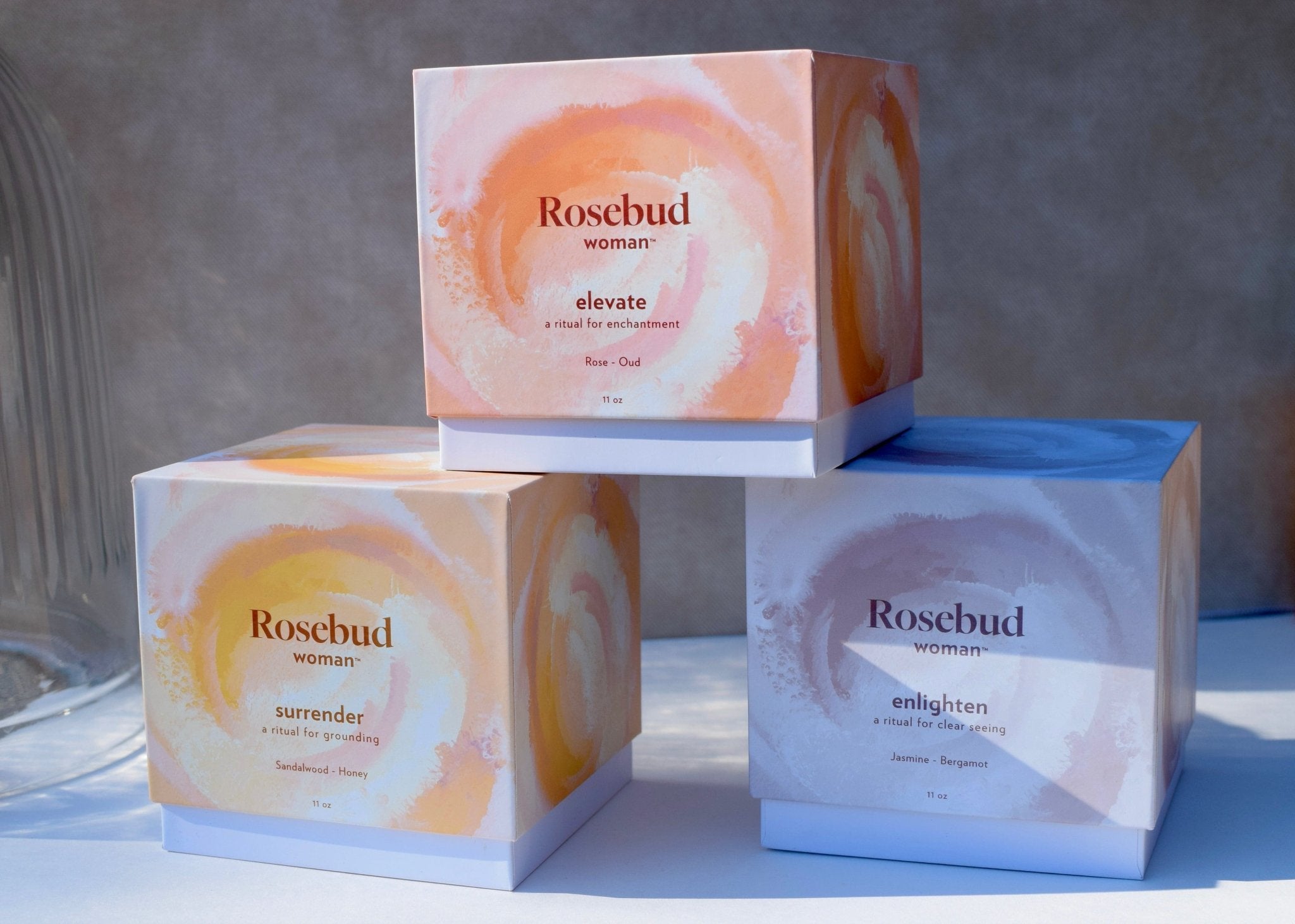 Rosebud Woman Ritual Candle Trio (Limited Edition)
