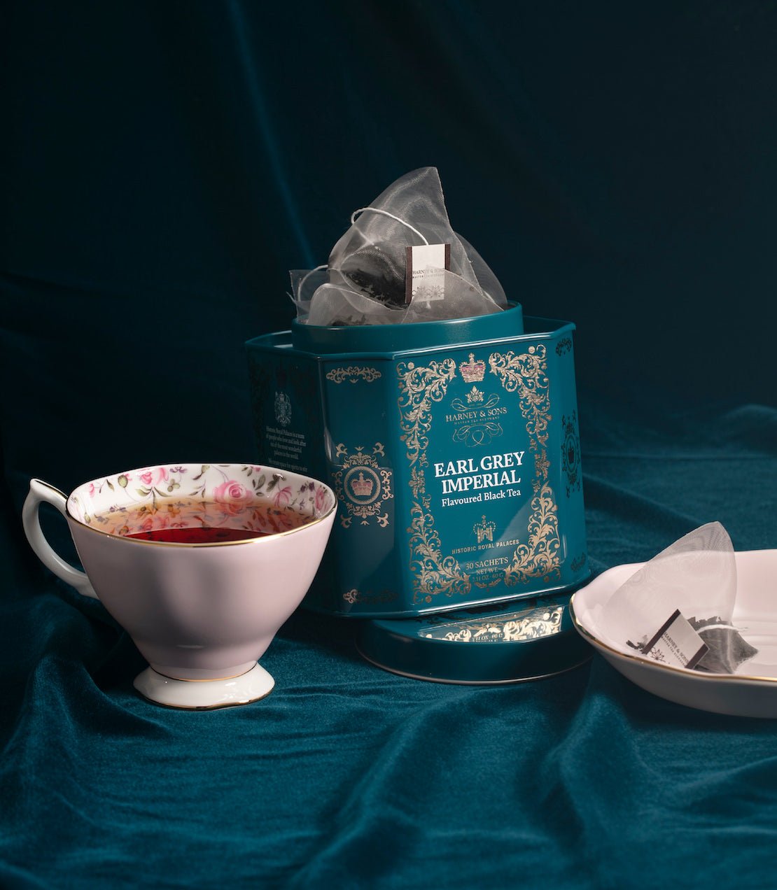 Harney & Sons Fine Teas Earl Grey Imperial, HRP Tin of 30 Sachets