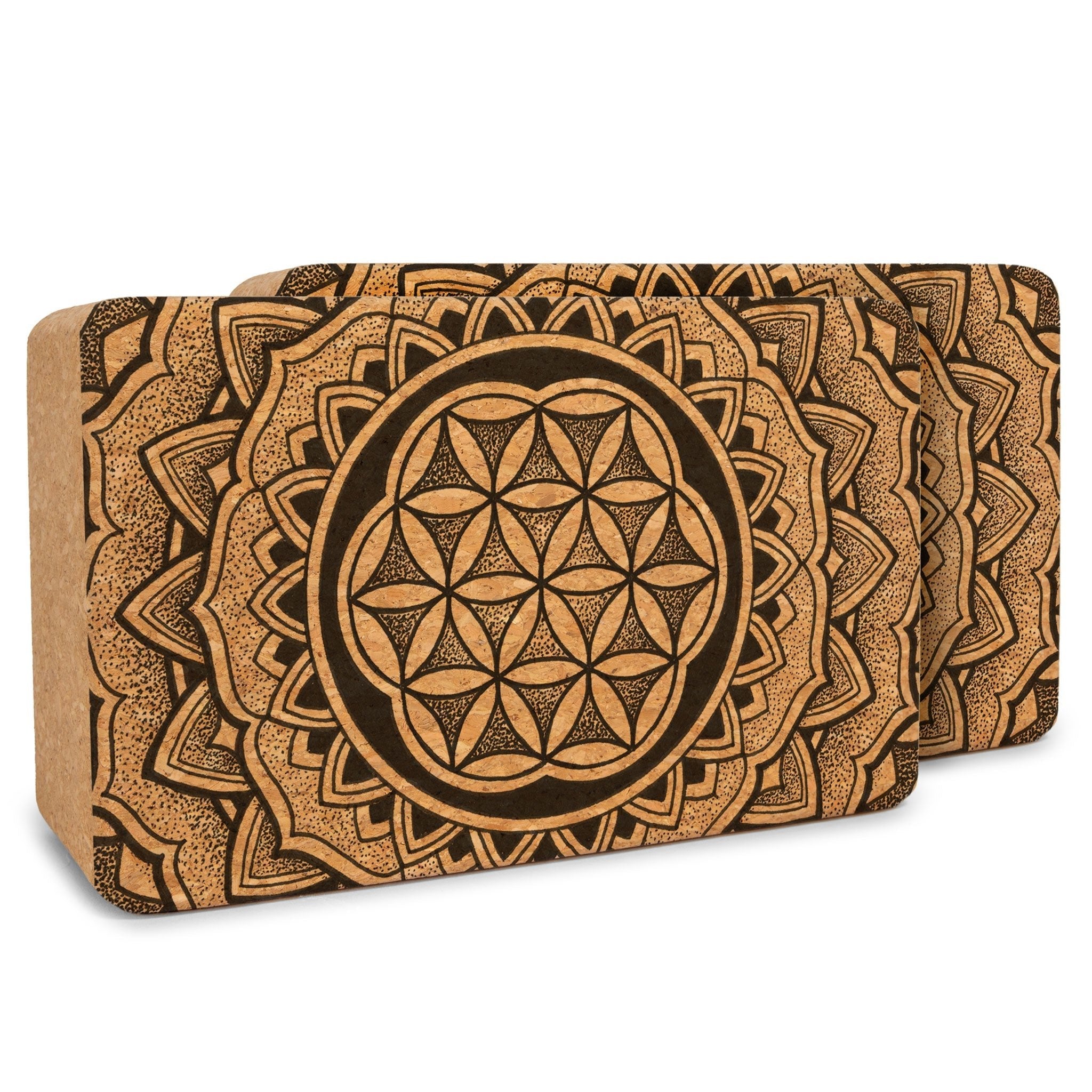 Yoloha Yoga Artist Cork Yoga Block Set