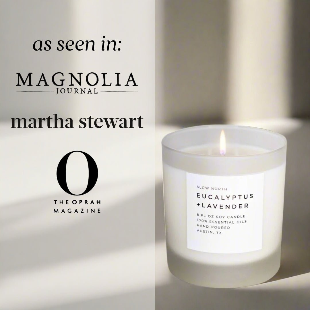 Slow North Eucalyptus + Lavender - Signature Candle