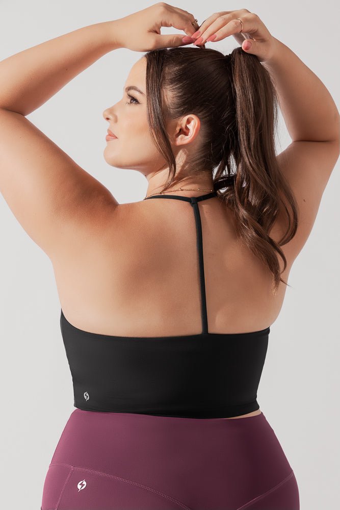 POPFLEX® Flexy Crop Top - Black