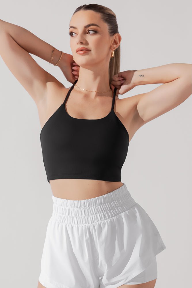 POPFLEX® Flexy Crop Top - Black
