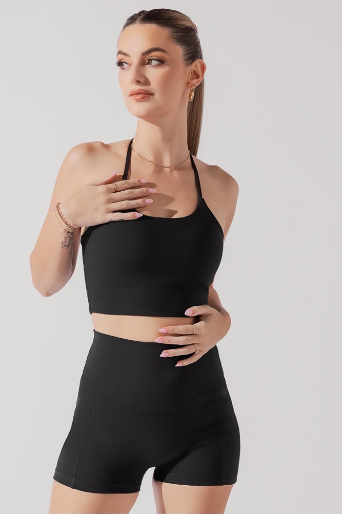 POPFLEX® Flexy Crop Top - Black