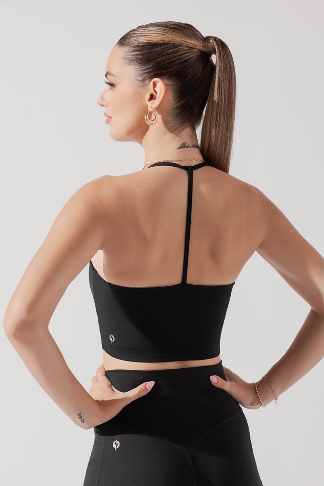 POPFLEX® Flexy Crop Top - Black