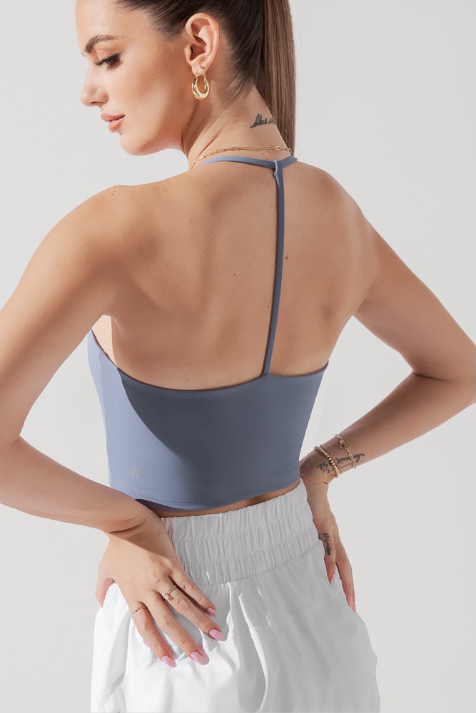POPFLEX® Flexy Crop Top - Blue Mist