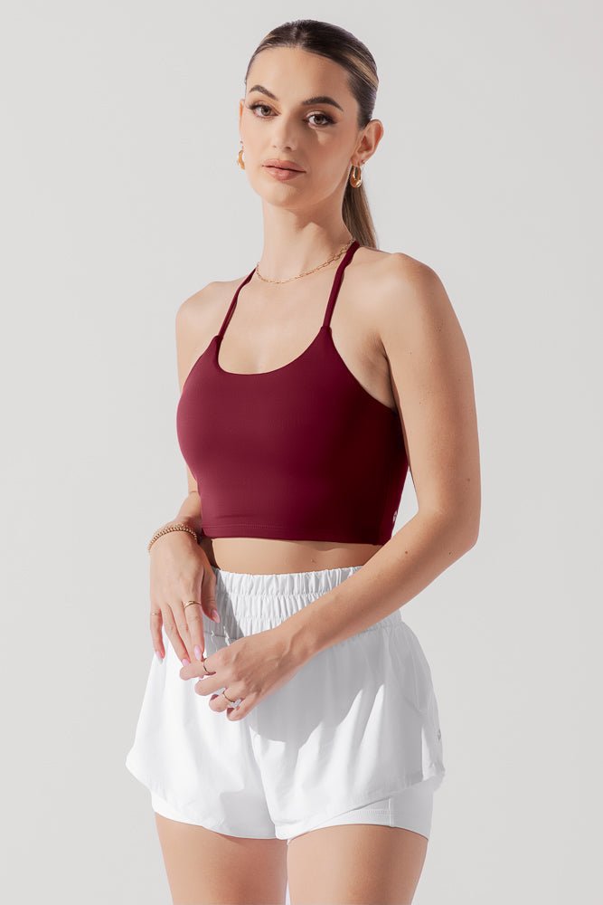 POPFLEX® Flexy Crop Top - Crimson