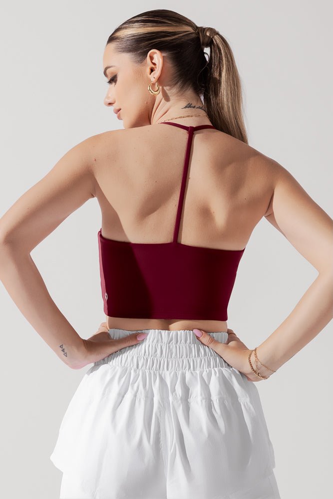 POPFLEX® Flexy Crop Top - Crimson
