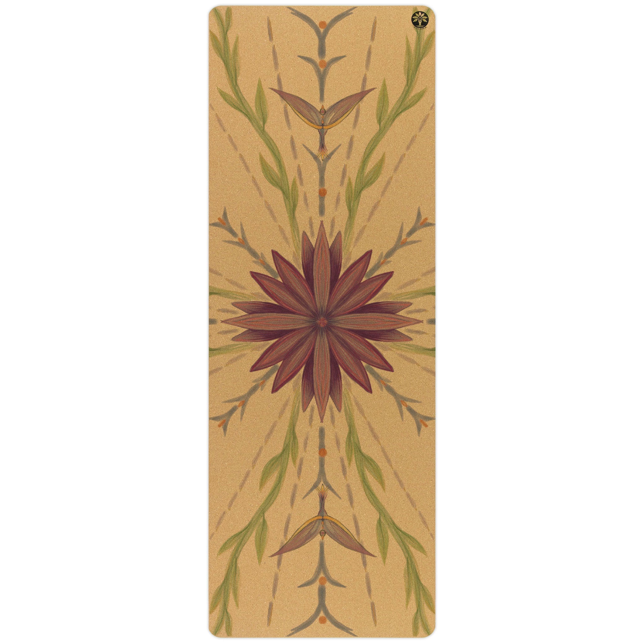 Yoloha Yoga Flight Home Aura Cork Yoga Mat