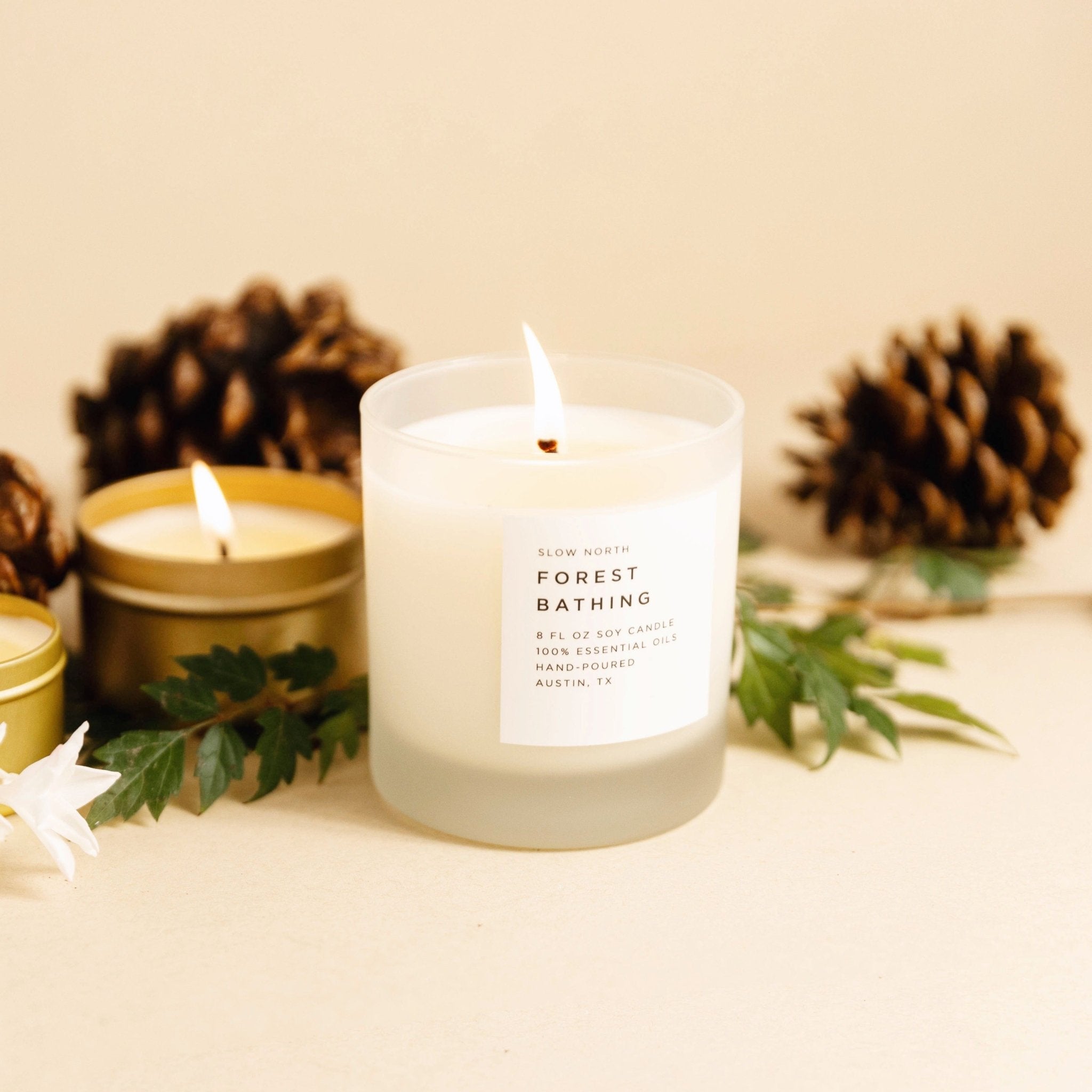 Slow North Forest Bathing - Signature Candle (Fir + Pine + Patchouli)