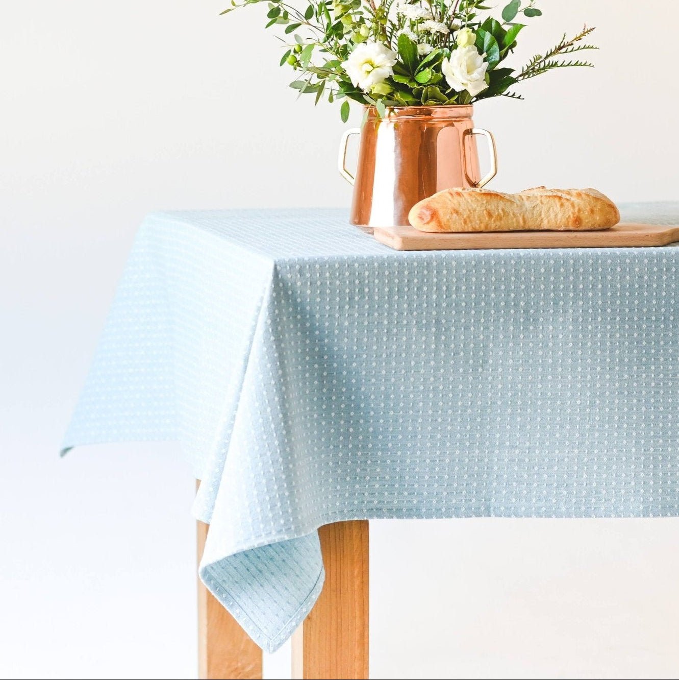 Galley & Fen Blue Dotted Tablecloth