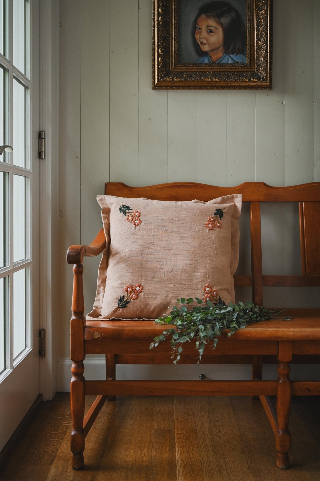 Galley & Fen Ada Clare Pillow (Dusty Pink)