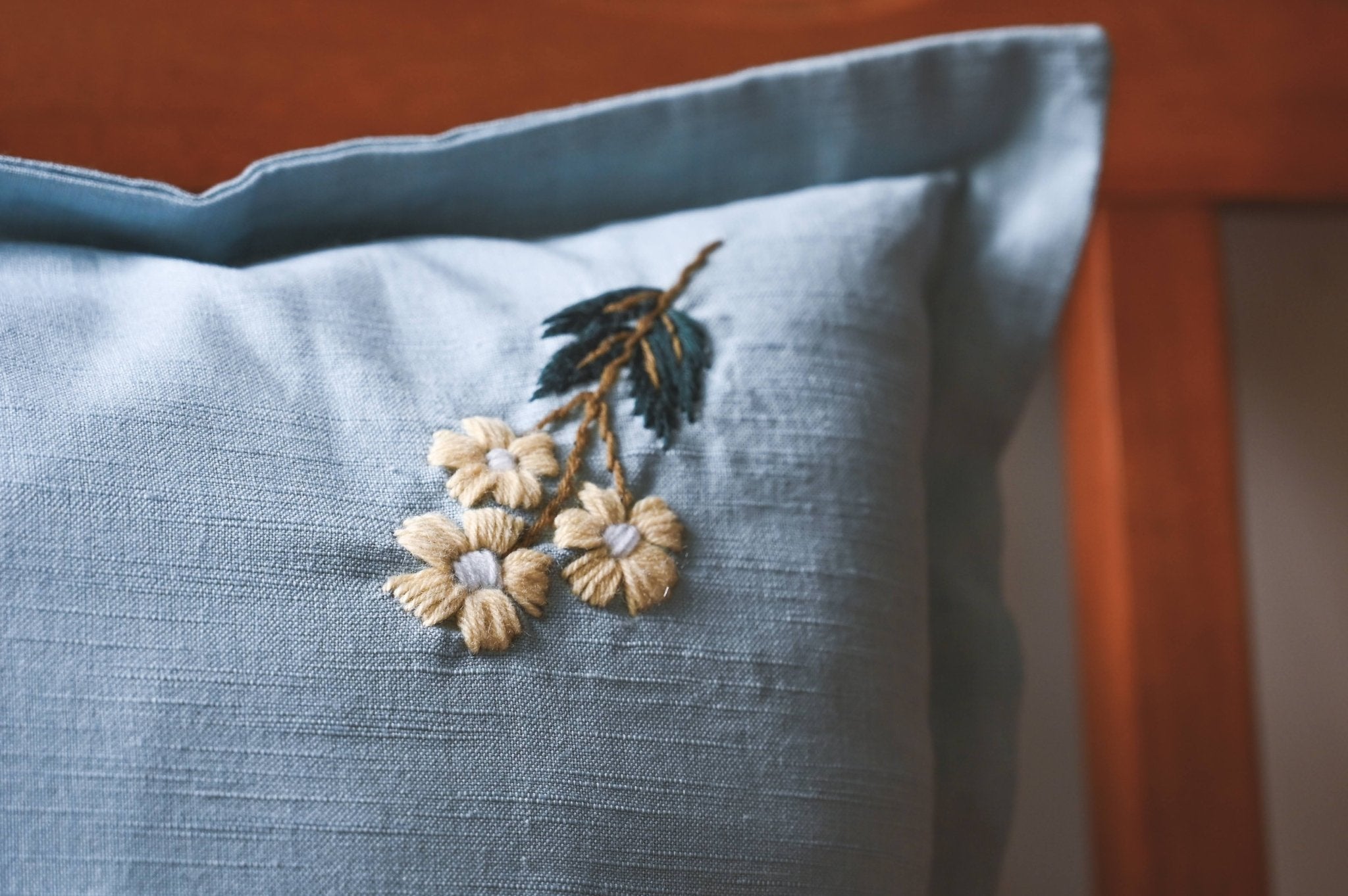 Galley & Fen Estella Pillow (Blue Pillow)
