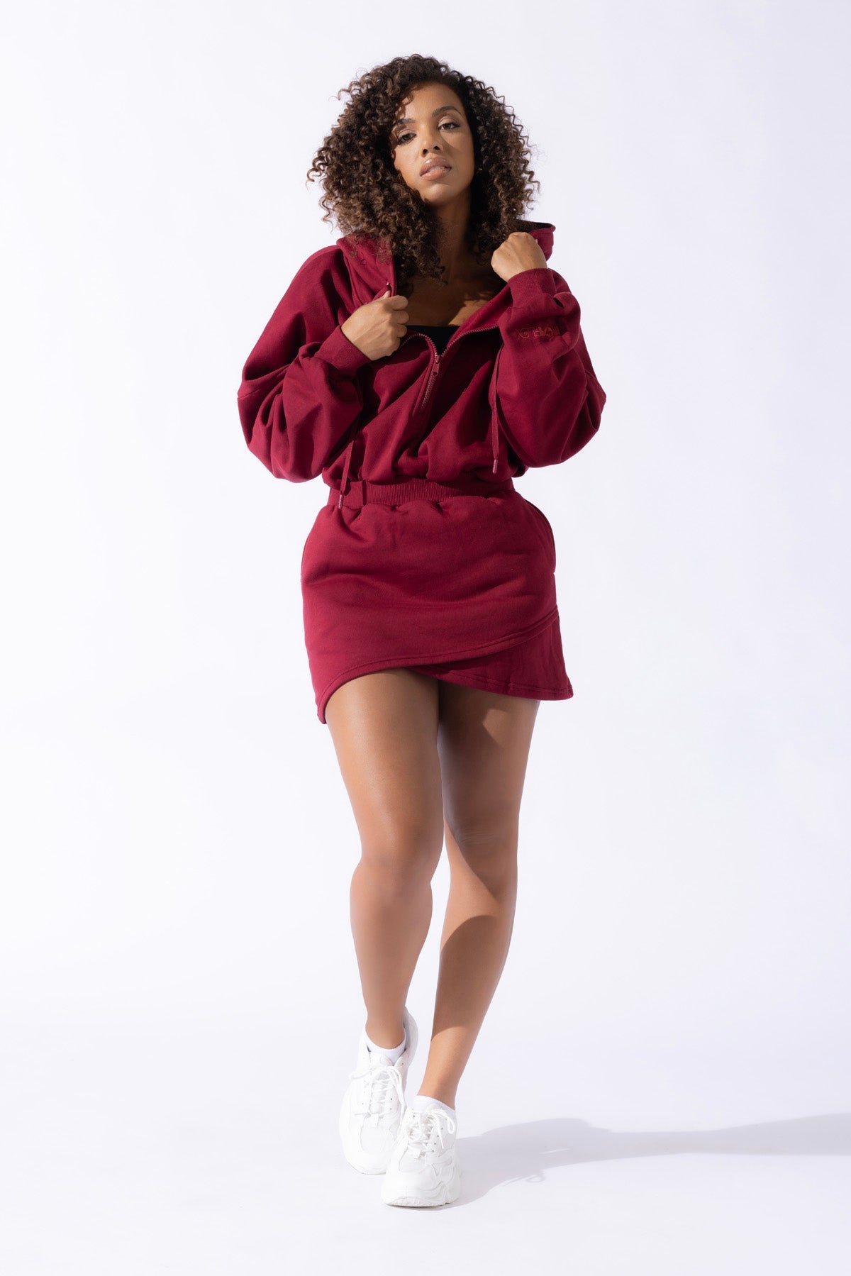 POPFLEX® Game Day Dress - Crimson