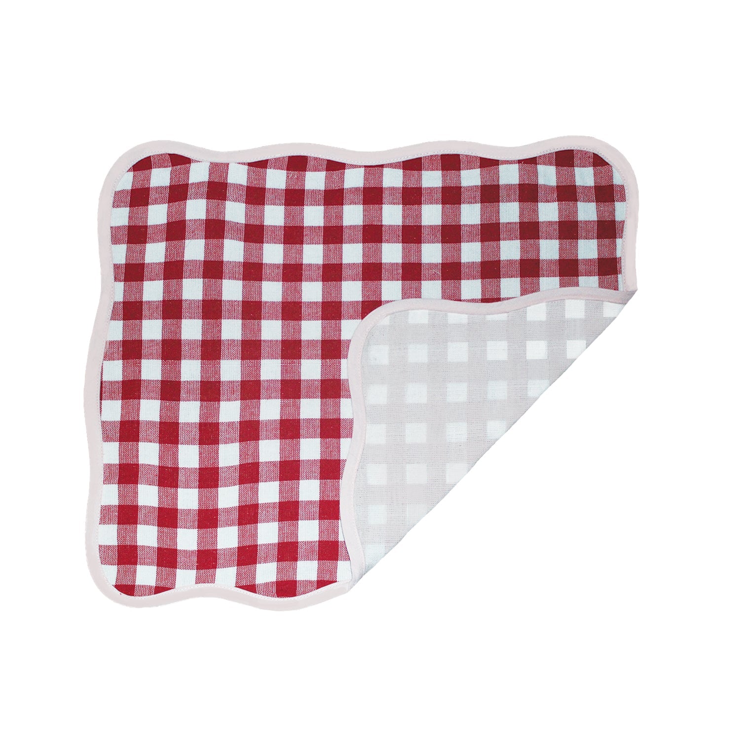 Il Giardino Reversible Placemat (Rosso/Rosa)