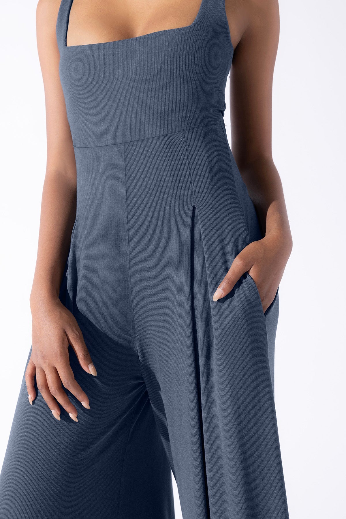 POPFLEX® Go with the Flow Jumpsuit - Stormy Weather