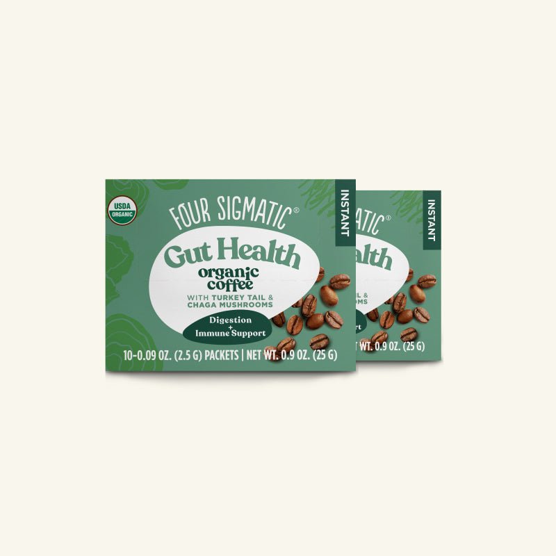 US Four Sigmatic Gut Health Instant Coffee, Packets