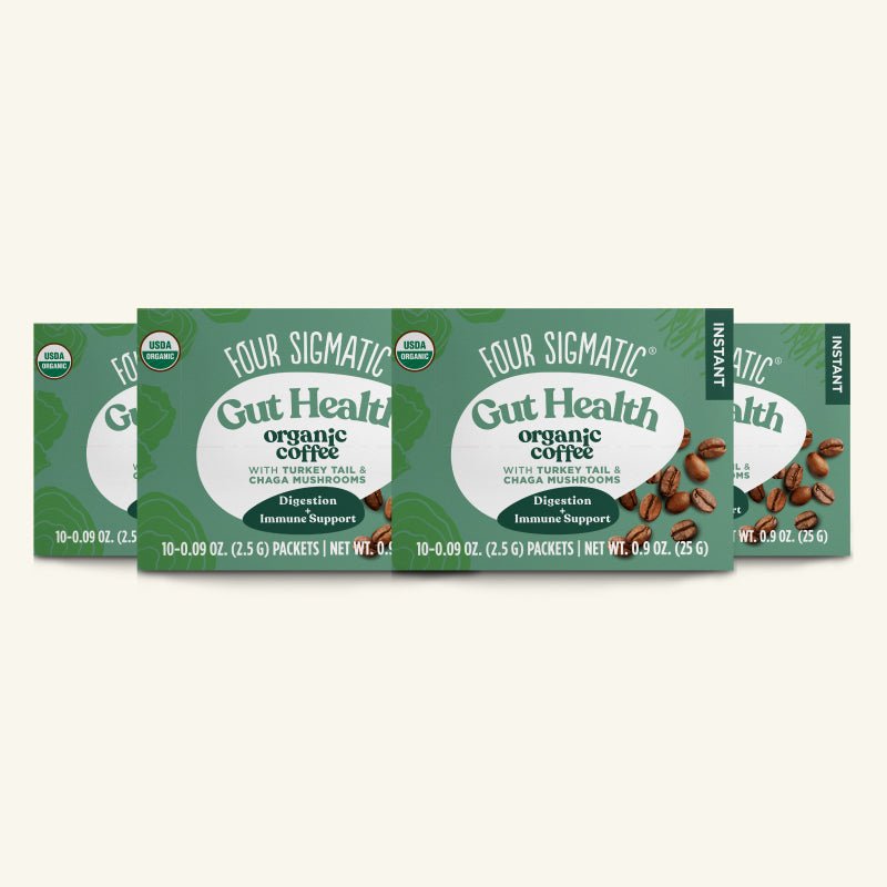 US Four Sigmatic Gut Health Instant Coffee, Packets