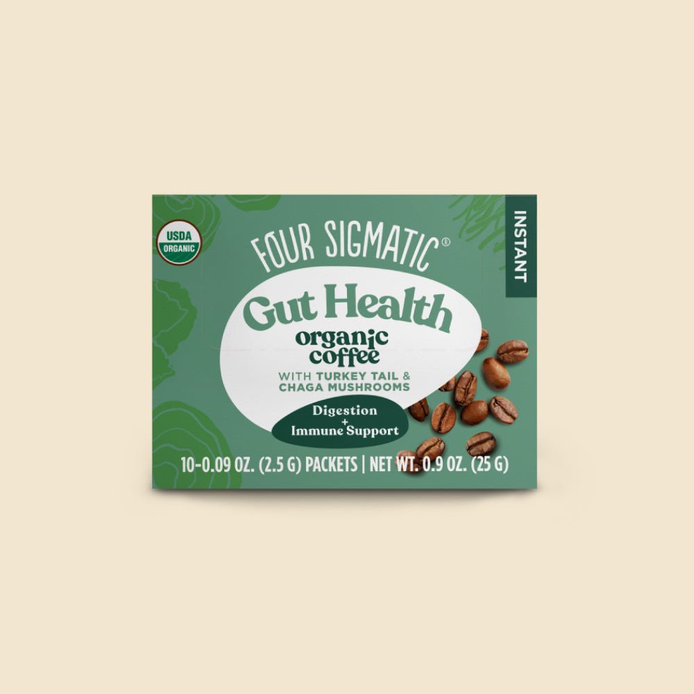 US Four Sigmatic Gut Health Instant Coffee, Packets