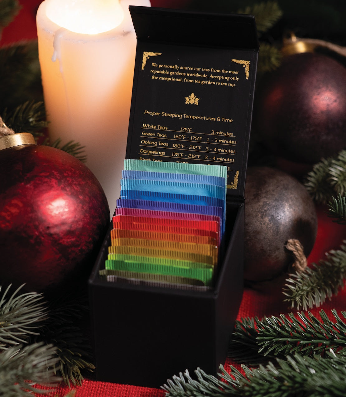 Harney Heritage – Caja negra de muestra de bolsitas de té