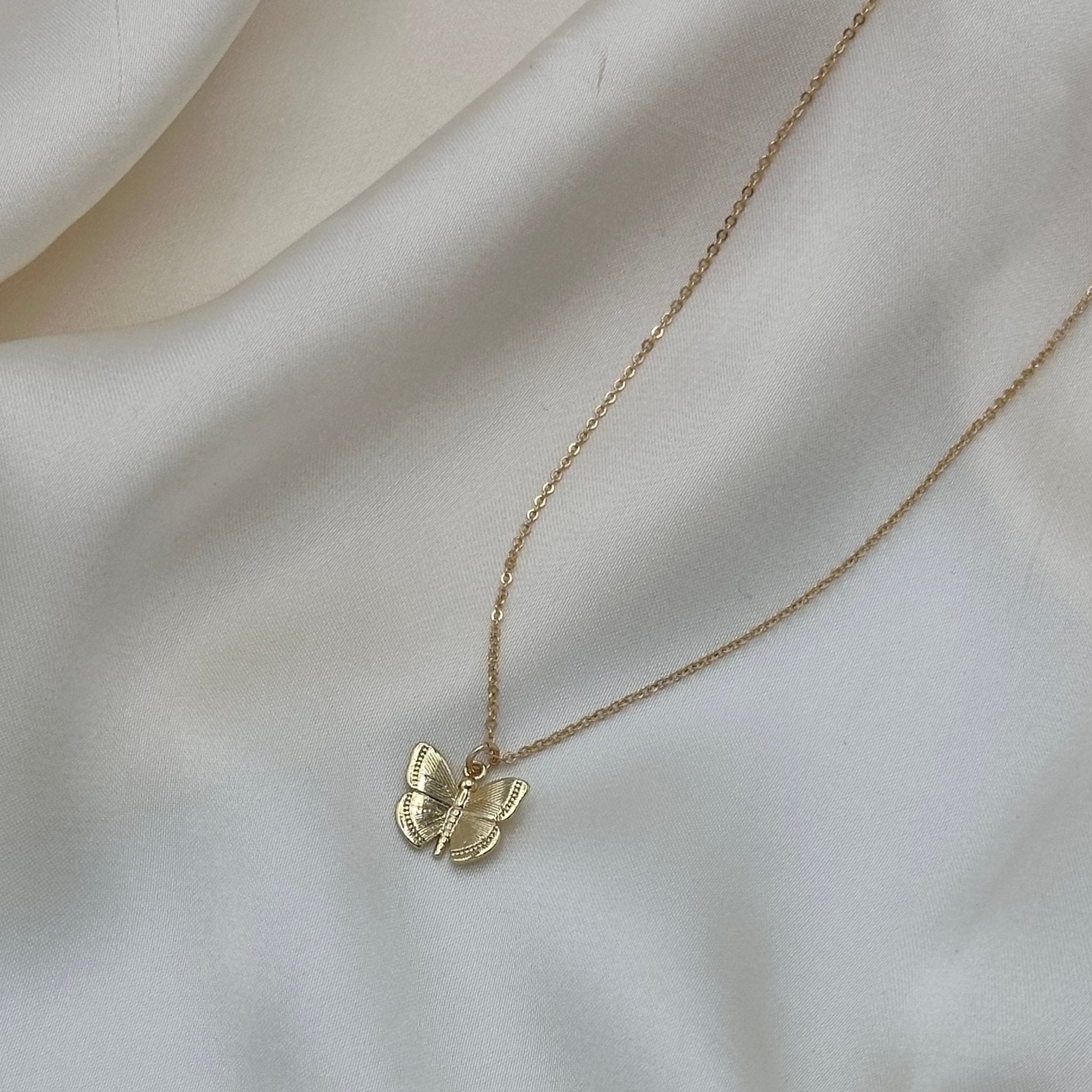 Rand Designs Mini Monarch Butterfly Necklace