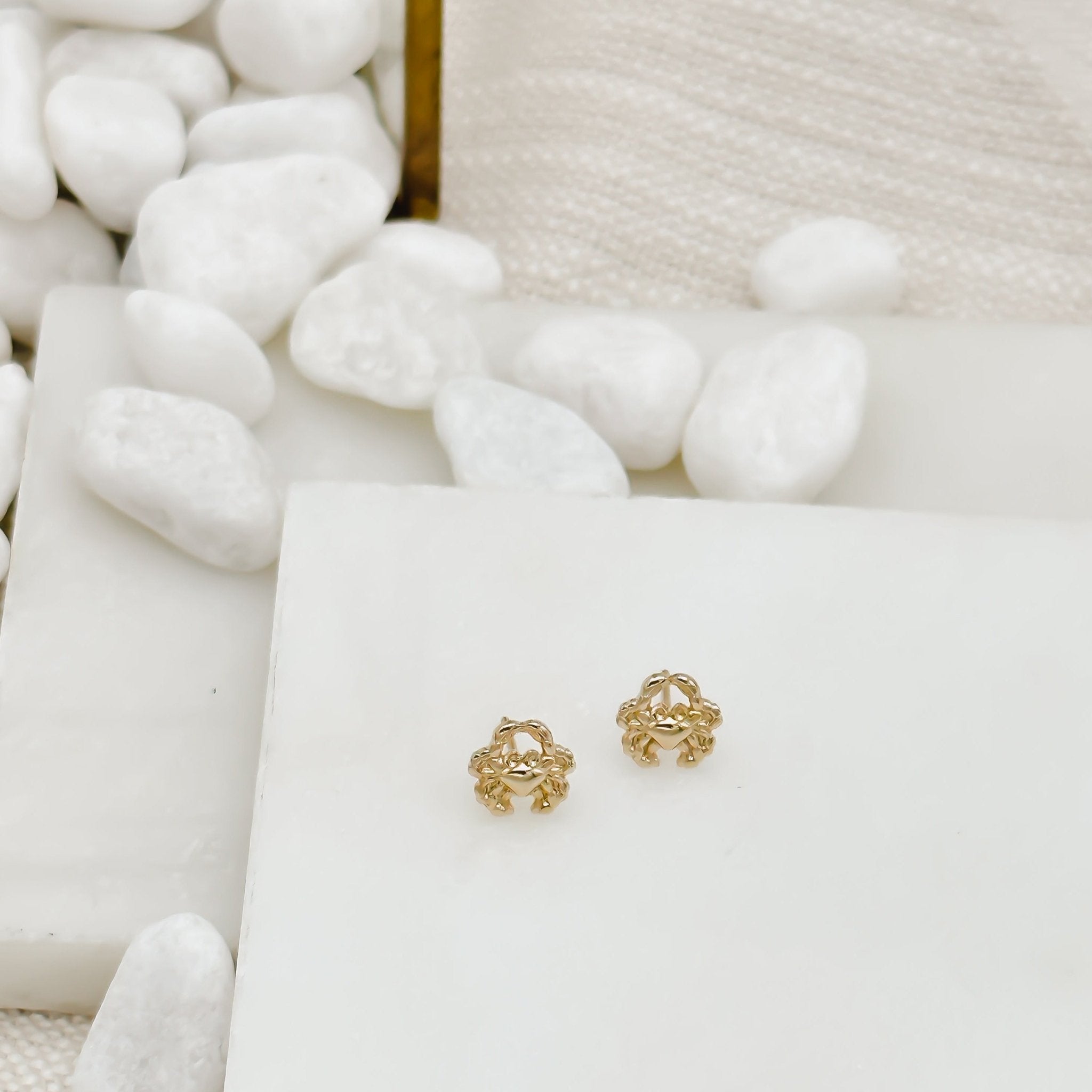 Rand Designs Crab Stud Earring