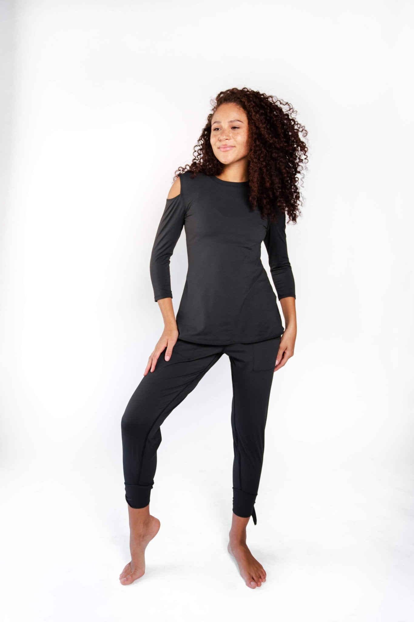 Yoga Democracy Sunday Jogger - Jet Black