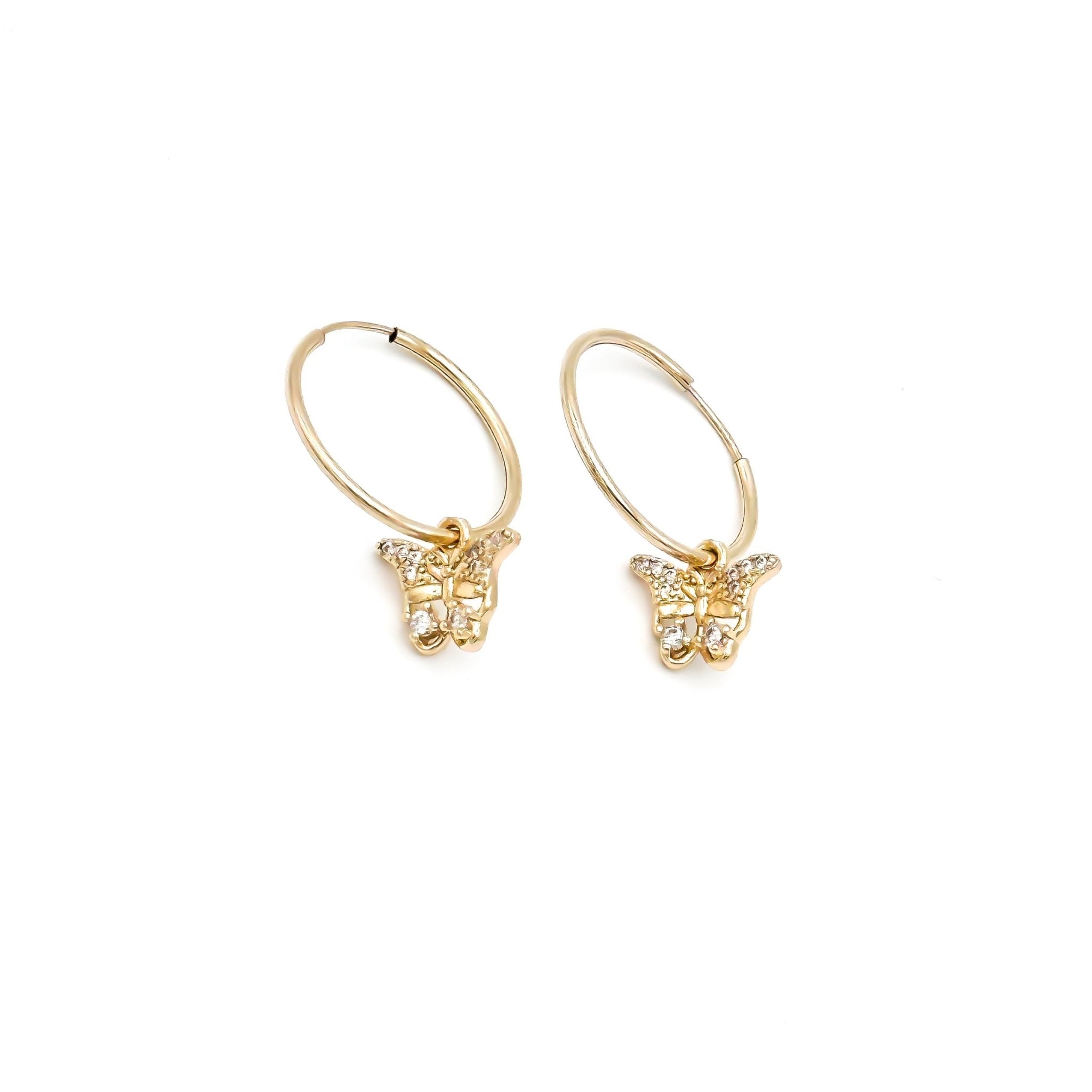 Rand Designs Delia Charm Hoop Earring
