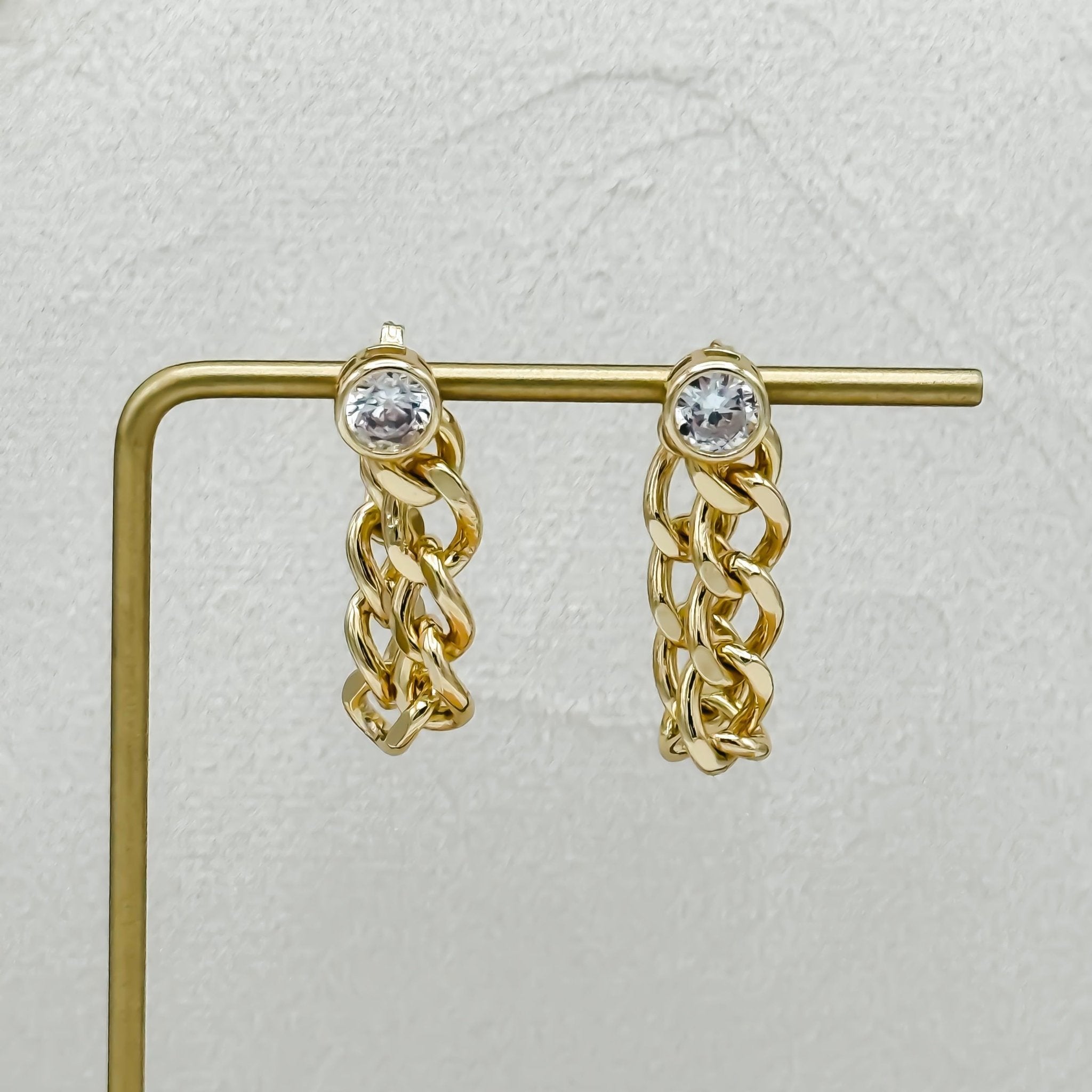 Rand Designs Emily Chain Link Hoop Earring