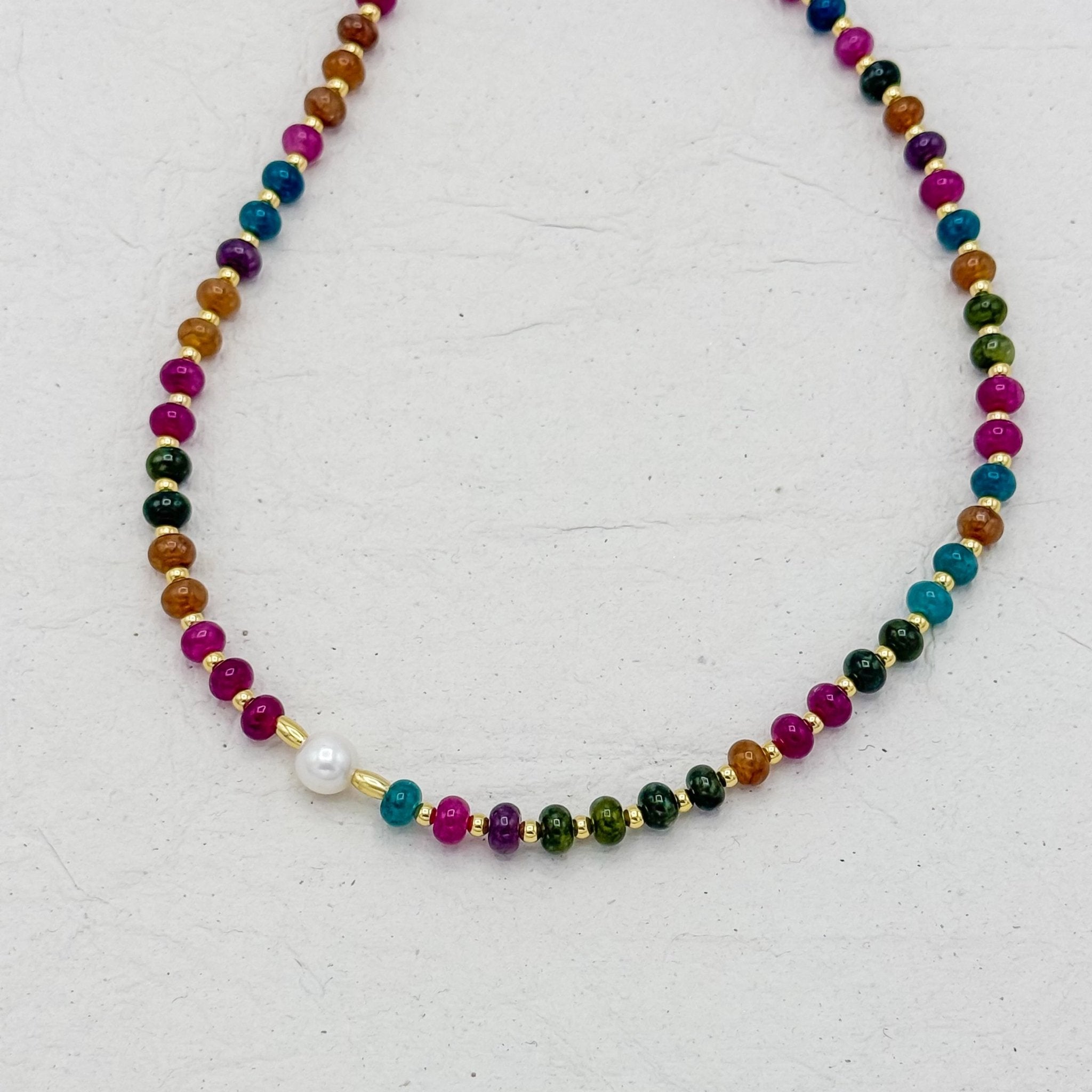 Rand Designs Sunset Beaded Necklace