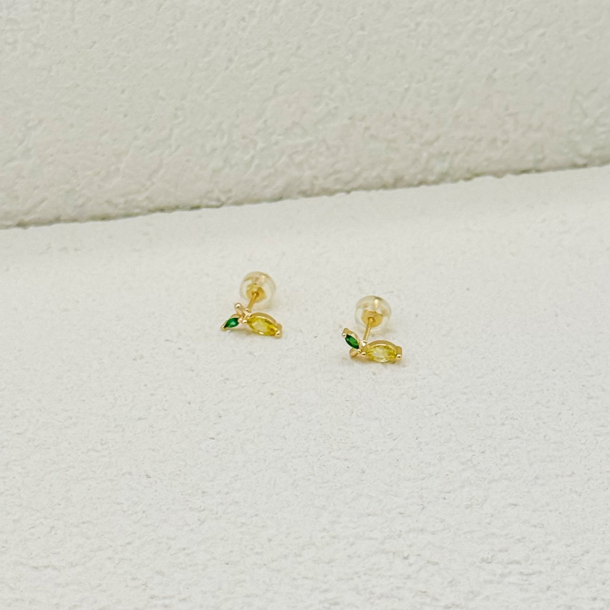 Rand Designs Lemon Stud Earring