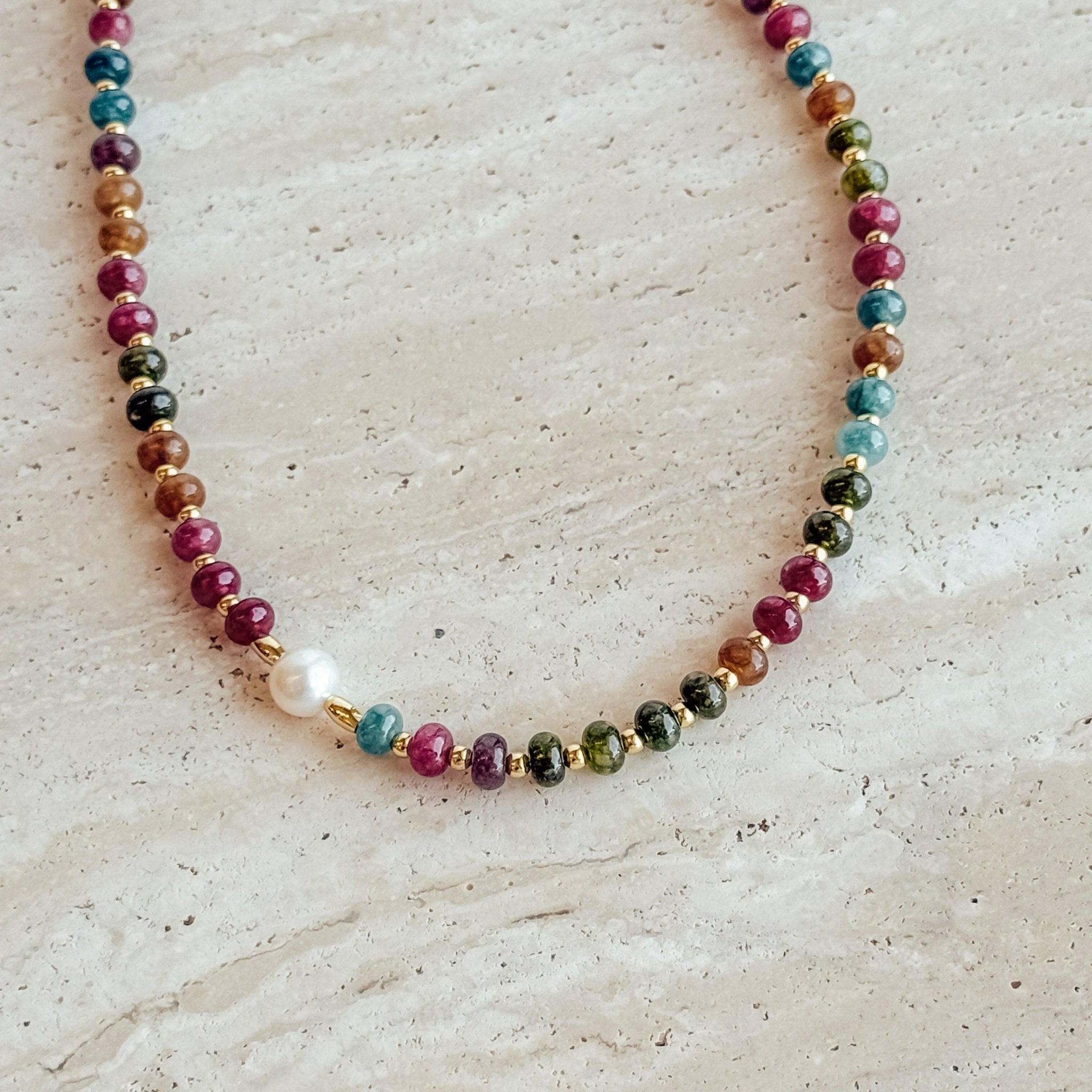 Rand Designs Sunset Beaded Necklace