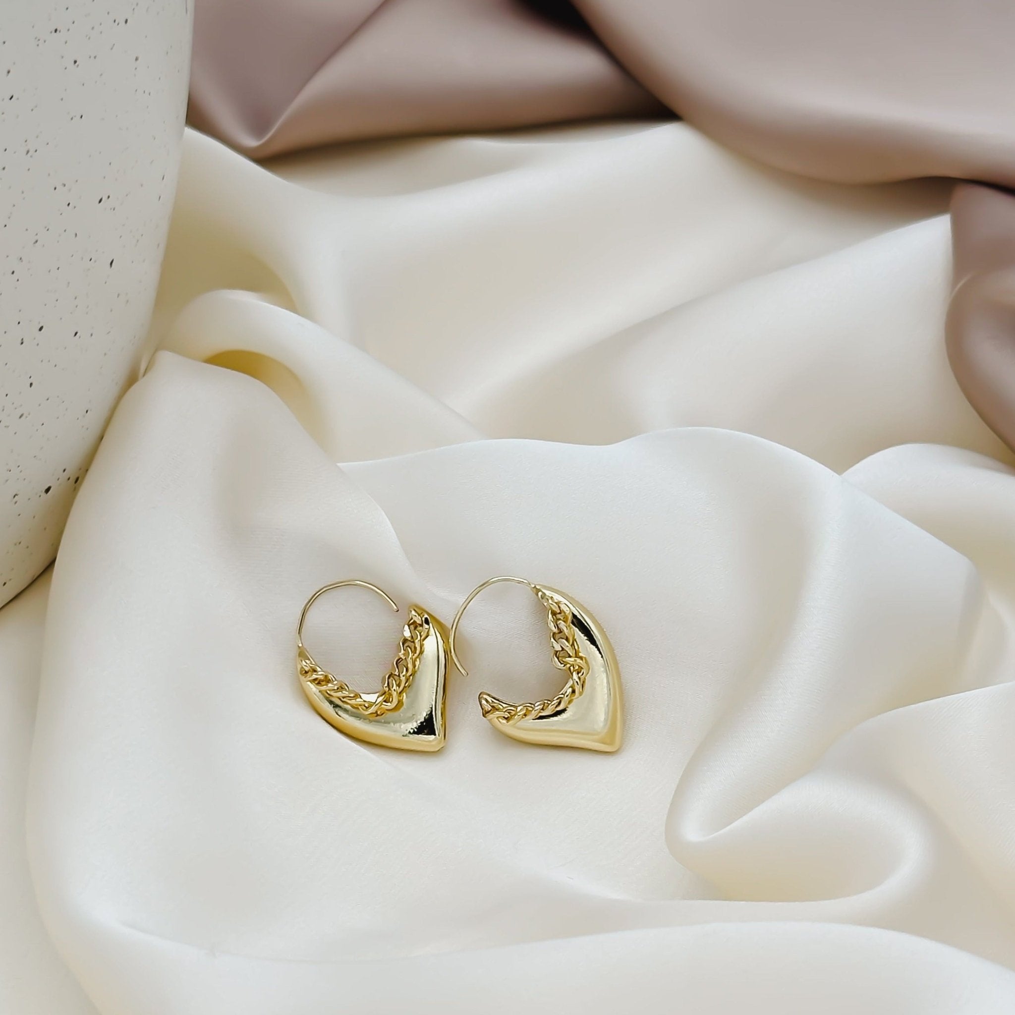 Rand Designs Alora Dome Heart Earring