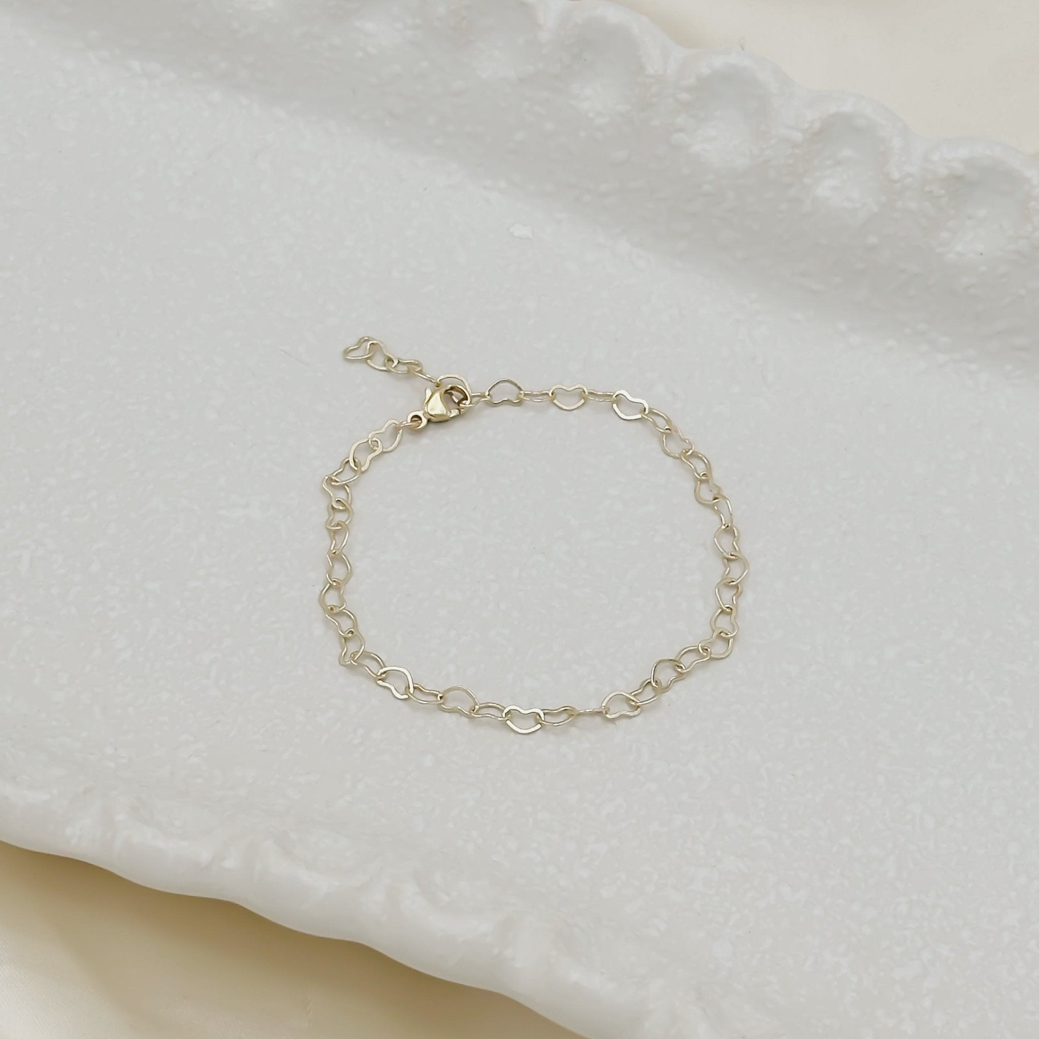 Rand Designs Heart Link Chain Bracelet