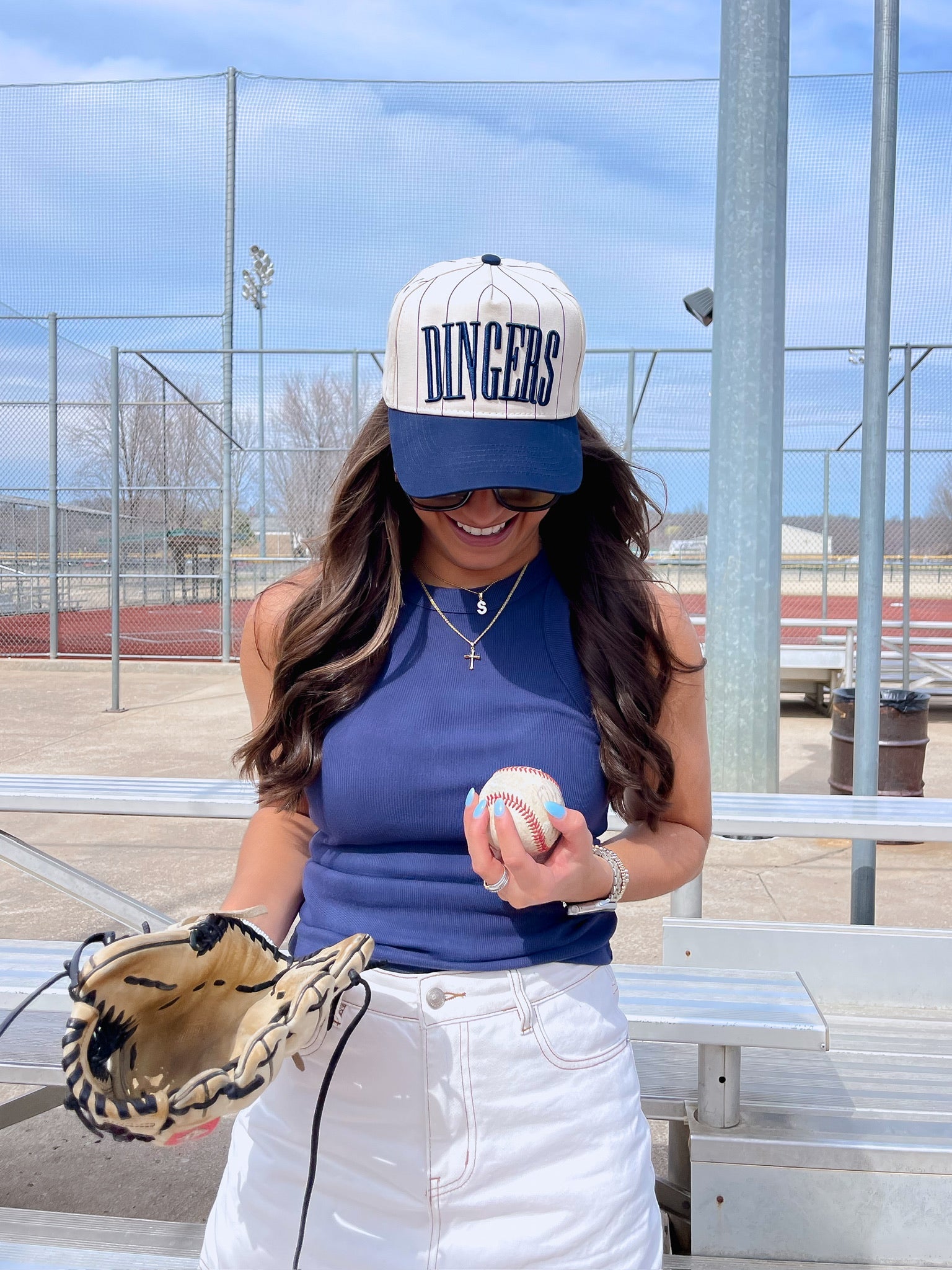 KenzKustomz Dingers - Stripe Vintage Trucker Hat