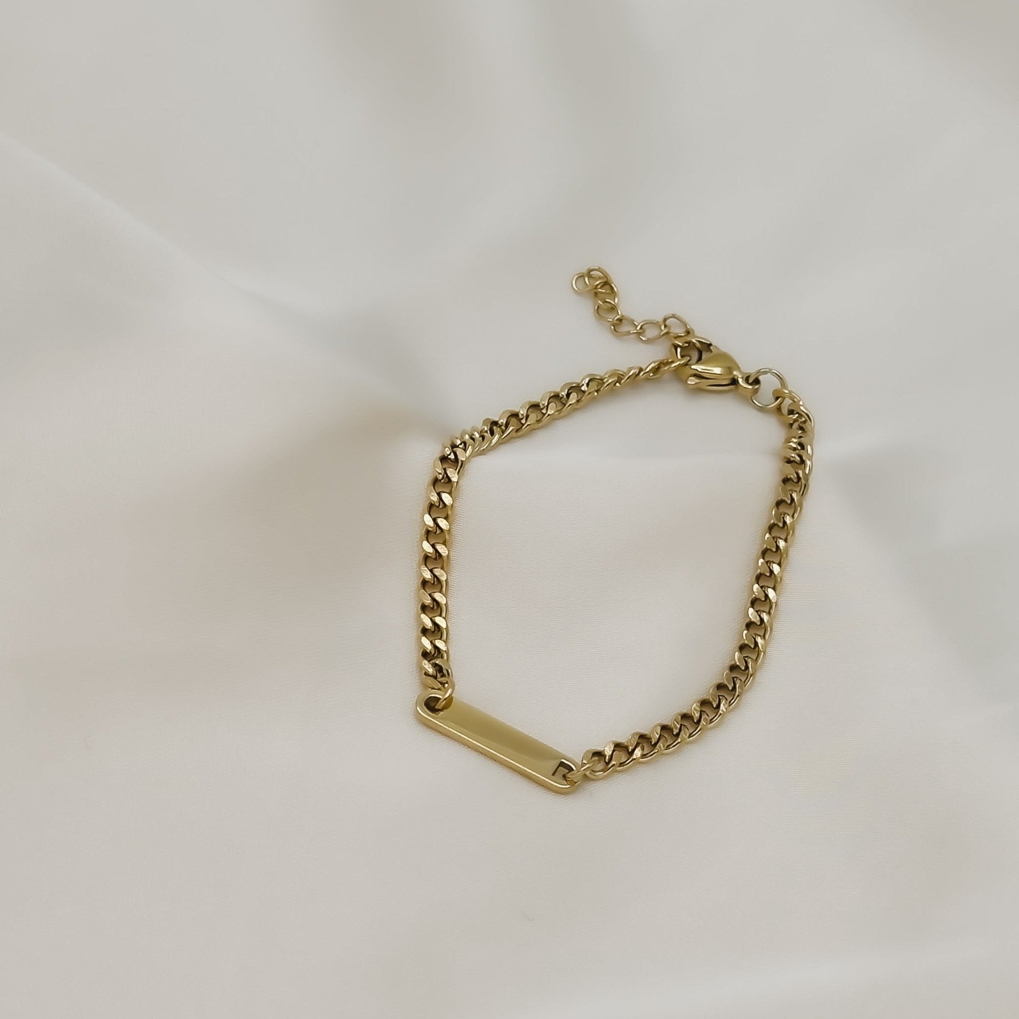 Rand Designs Custom Engraved Curb Chain Bracelet