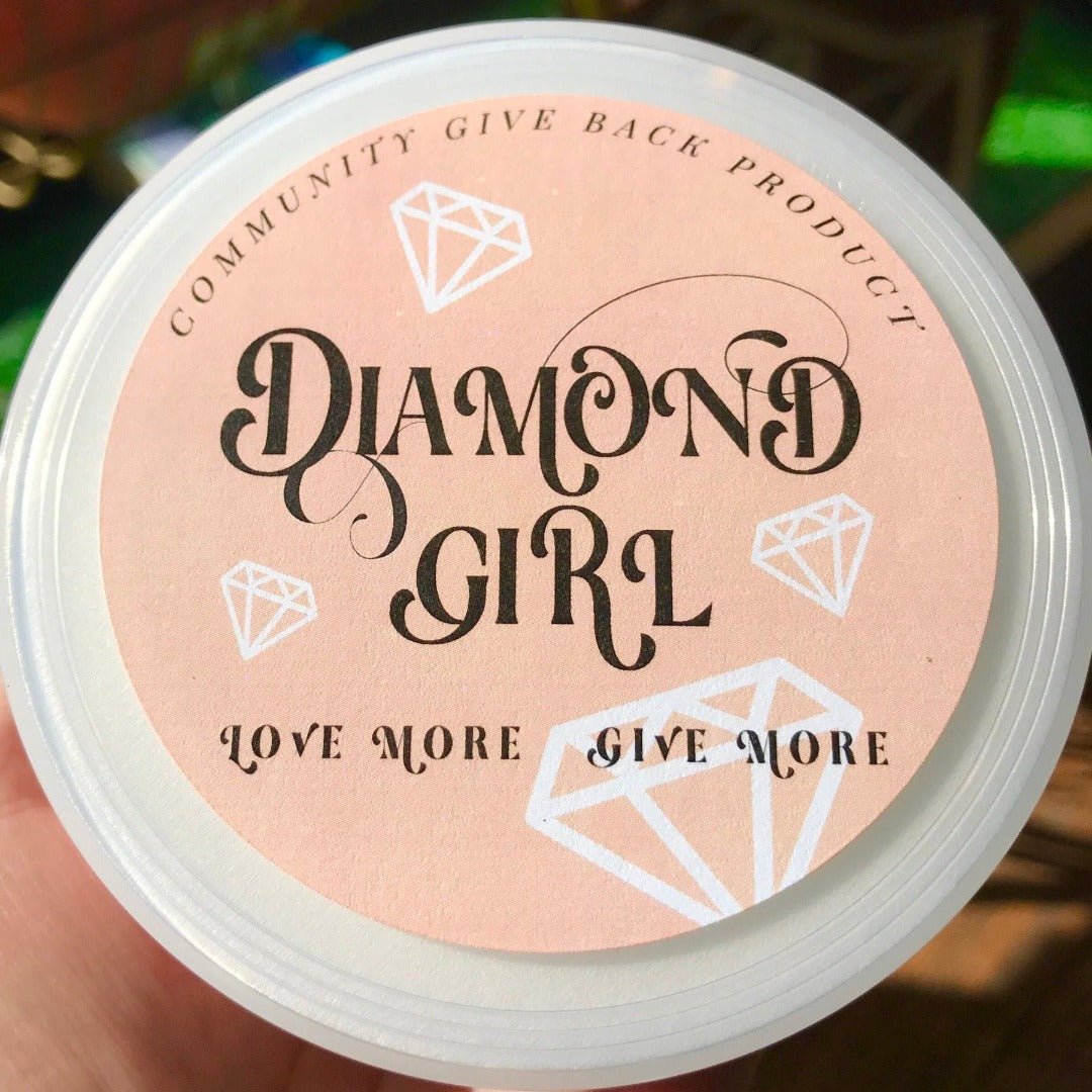 Una Biologicals® Diamond Girl Shimmering Body Butter | Natural Body Lotion | Una Biologicals
