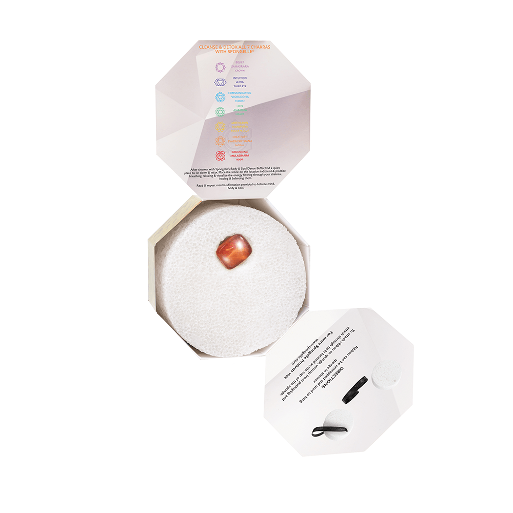 Spongellé Jasmine Stars | Spiritual Detox (Carnelian)