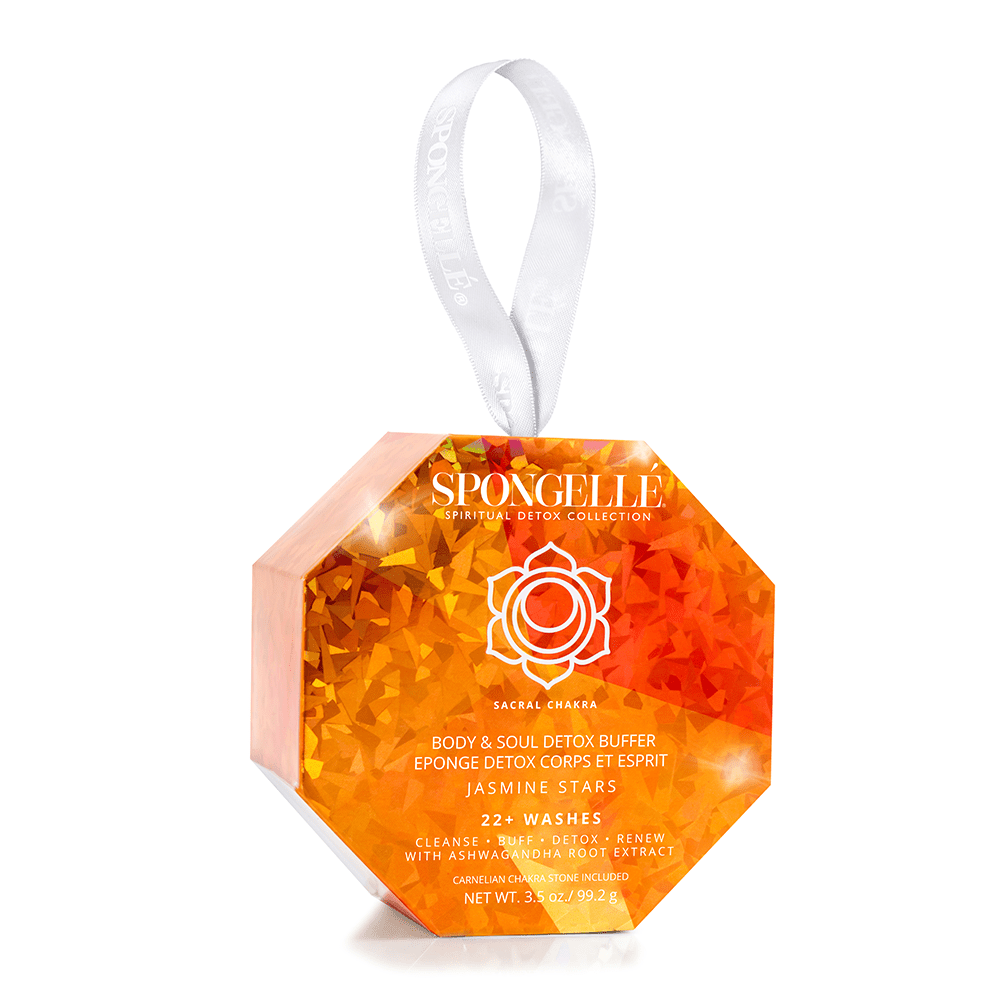 Spongellé Jasmine Stars | Spiritual Detox (Carnelian)