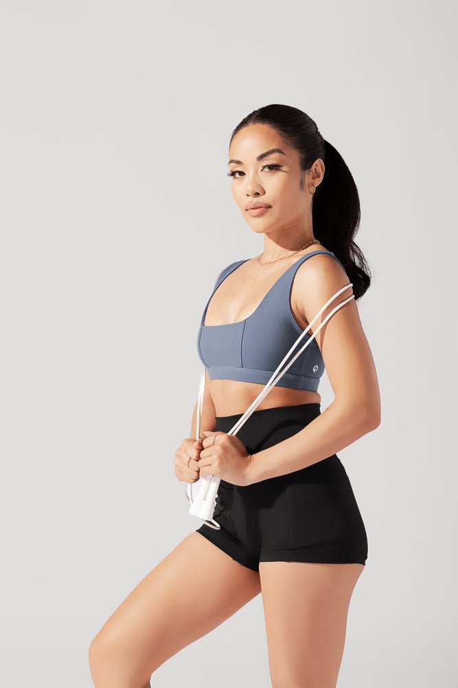 POPFLEX® Corset Bra - Blue Mist