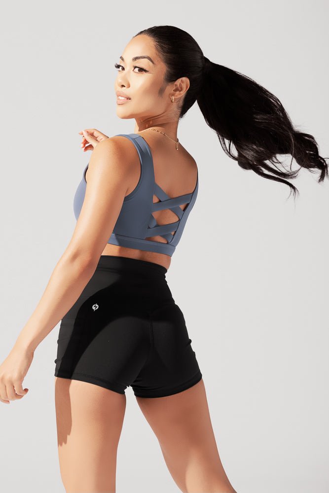 POPFLEX® Corset Bra - Blue Mist