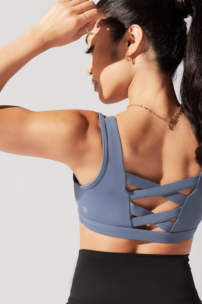 POPFLEX® Corset Bra - Blue Mist