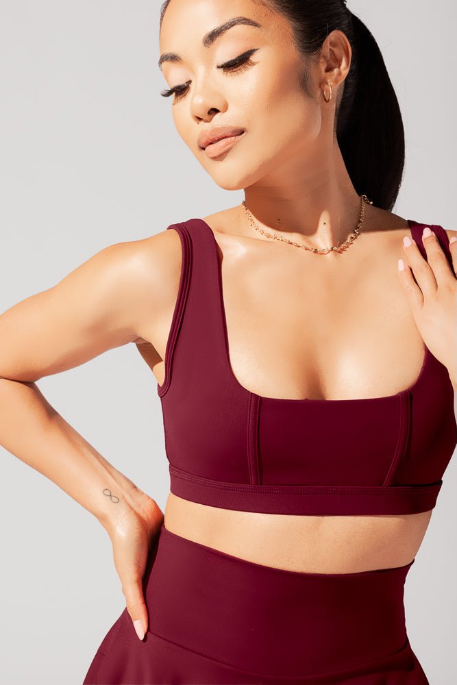 POPFLEX® Corset Bra - Crimson