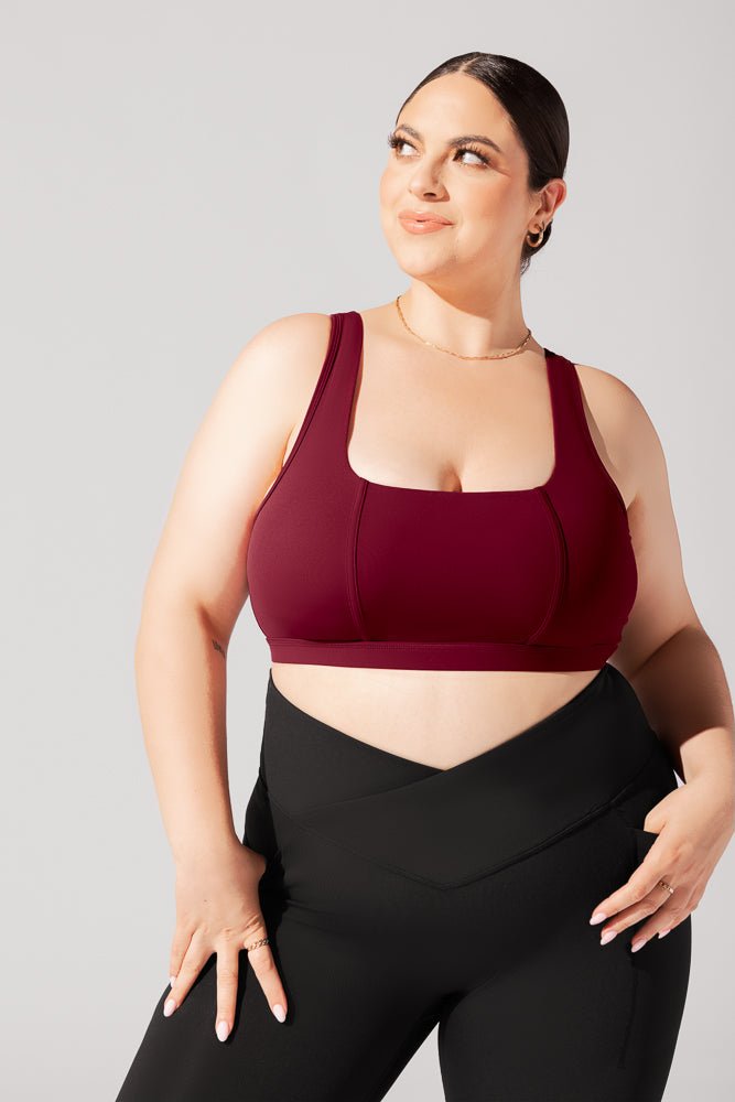 POPFLEX® Corset Bra - Crimson