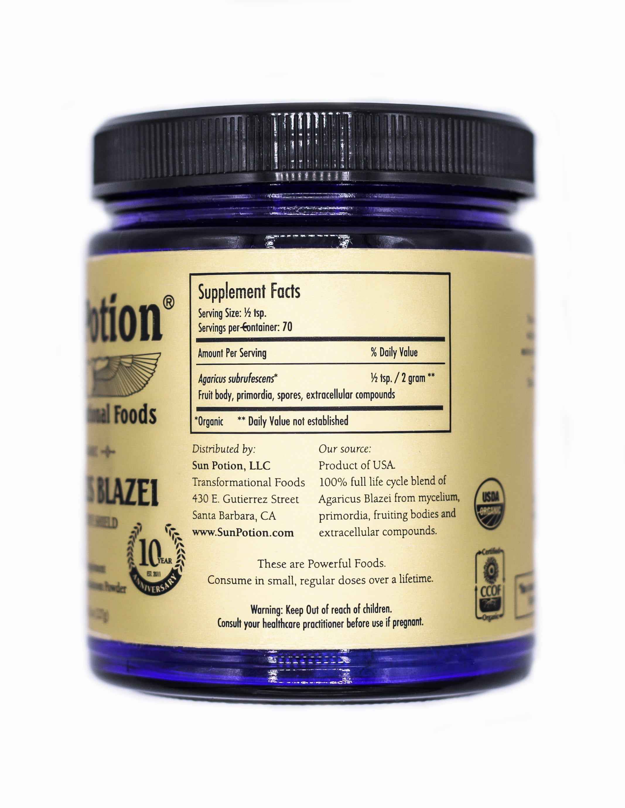 Agaricus Blazei (Organic)
